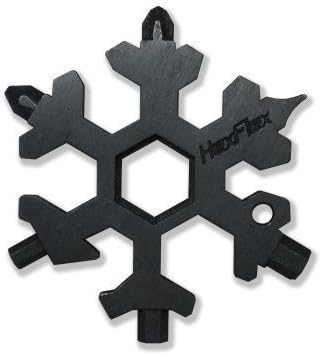Hexflex Multi-tool STANDARD/METRIC BLUE - RED - GOLD - WHITE - MINT - CAMO - TITANIUM (Metric, Black Oxide)