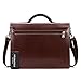 VICUNA POLO Man Briefcase Shoulder Bag Messenger Handbag with combination Lock (brown)