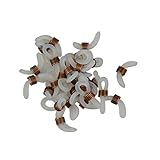 25Pcs Eyeglasses Spectacle Chain Strap Holder Loop Ends Rubber 20mm