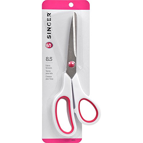 Singer 8-1/2-Inch Fabric Scissors with Comfort Grip