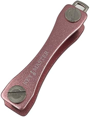KeyMaster - Compact Smart Key Holder 2-10 Keys (Pink)