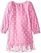 Komar Kids Little Girls' Peppa Pig Long Sleeve Skating Gown, Pink, 2T