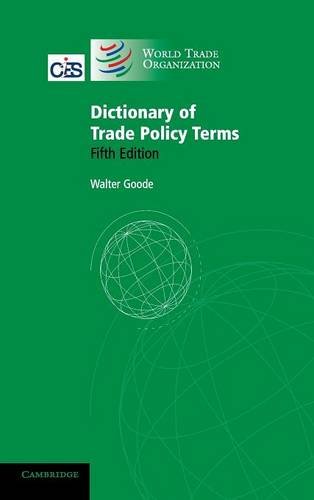 Download Dictionary of Trade Policy Terms Download Dictionary of Trade Policy Terms