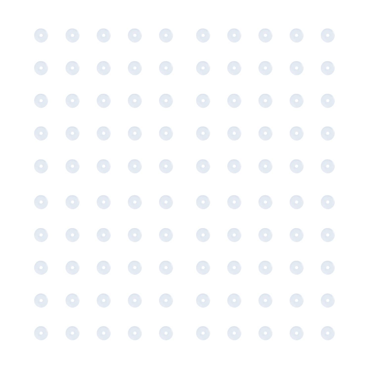 Decentraland 3MM 100PCS Clear Piercing Disc for Piercing Bump,Pressure Silicone Earrings for Keloids Healing Pads Belly Button Piercing Kit