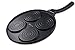 Gourmia GPA9520 Blini Pan Nonstick Silver Dollar Pancake Maker With 4-Mold Design 100% PFOA free non-stick coating