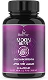 Garcinia Cambogia with Apple Cider Vinegar Weight Loss Pills for Women and Men. Sleep Aid Supplement, Metabolism Booster, Extreme Fat Burner, Appetite Suppressant. MoonBurn 60 Capsules