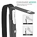 MoKo Pencil Case Holder Compatible with Apple Pencil 2, PU Leather Elastic Pocket Sleeve Detachable Cover Fit iPad Mini 6 2021/ iPad Air 4th Gen 2020, iPad Pro 11/ Pro 12.9 2021/2020,Space Gray