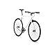 6KU Track Fixed Gear Bicycle, White/Black, 55cm