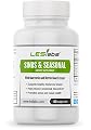 Sinus & Nasal Health, Seasonal Discomfort and Histamine Control Supplement by LES Labs (60 Vegetarian Capsules with Quercetin, Bromelain, Nettle Root and Butterbur Extracts) â€¢ Natural Formula â€¢ 100% Money Back Guarantee