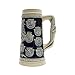 1.1 Liter | OktoberfestHaus Tankard Ceramic Beer Stein Cobalt Blue Collectible Bier Krug German Adler (Eagle) Medieval Coat Of Arms Jarras de Cerveza and Jarra Stein