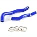 G-PLUS Silicone Radiator Tube Kit Compatible With Suzuki ATV DVX400 LTZ400 2003-2008 2004 2005 2006 2007 2008 2pcs Blue