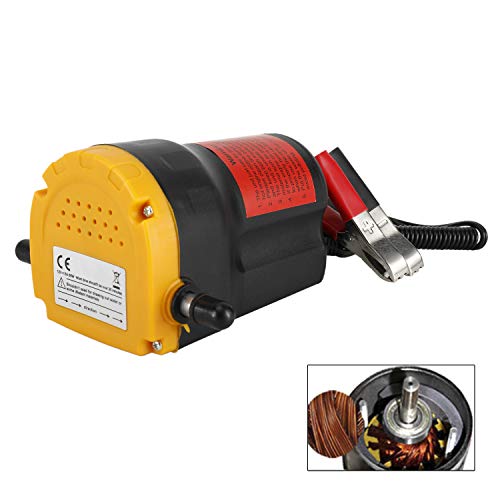 HighFree Oil Change Pump Extractor 12V 60W Oil Diesel Fluid Pump Extractor Scavenge Suction Transfer Pump with Hose for Boat, Tubes, Truck, RV, ATV