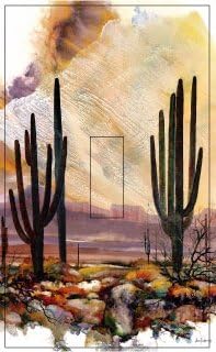 Sonoran Sentinel Single Toggle SwitchStix Peel and Stick Switch Plate Cover Décor