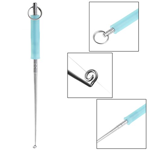 Dabixx Fishing Hook Remover Stainless Steel with Anti Lost Ring Extractor Removal Tools Random delivery