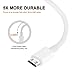 Micro USB Cable, EverDigi 3 Pack 10FT High Speed Micro-USB to USB 2.0 Android Charging Cord Micro USB Charger for Samsung S8, HTC,Blackberry and More (White 3 Pack)