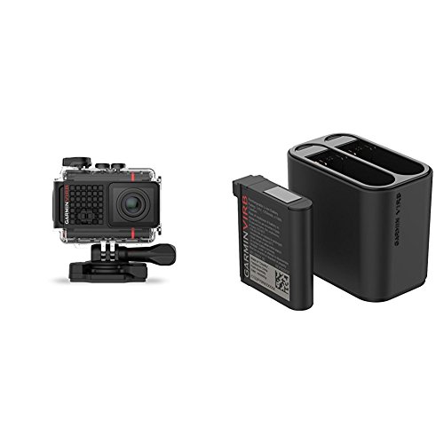 Garmin VIRB Ultra 30 Action Camera and VIRB Ultra Dual Battery Charger Bundle