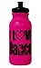 American Theater Dancewear I Love Dance Silhouette Hot Pink Water Bottle