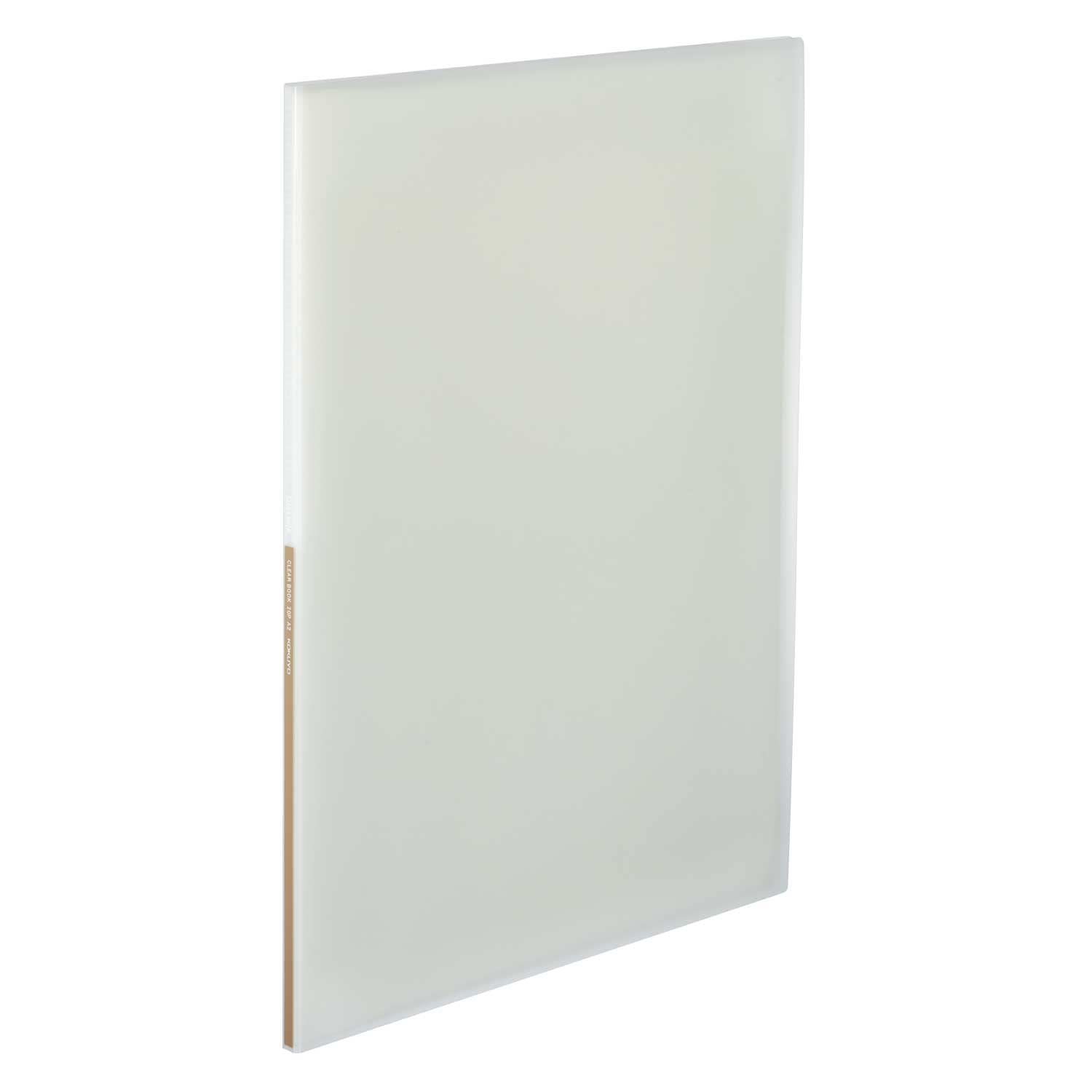 コクヨ(KOKUYO) ファイル クリヤーブック グラッセル 固定式 A2 20枚 ホワイト ラ-GL212W商品画像