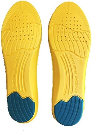 Lyna Trimmable Relieve Fatigue Gel Insoles Shoes Pad for Walking or Doing Sports(1 pair) (41-45)