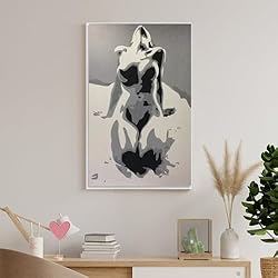 Black And White Woman Nude Sexy Erotic Aesthetic