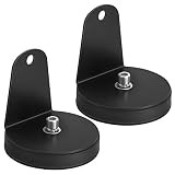 AKD Part Tube clamp, 2pcs Powerful Magnetic Base Mount Bracket Sucker Holder LED Light Bar Roof Magnet Bracket for LED Work Light Driving Lights Off Road Lighting