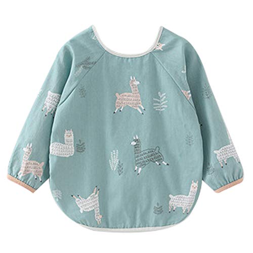 Happy Cherry Toddlers Kids Sleeved Bibs Waterproof Feeding Painting Art Apron Smock 2 3 Years Buy Online In Haiti At Haiti Desertcart Com Productid