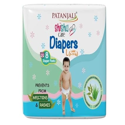 patanjali diapers large size