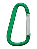 KingWinX Carabiner Keychain, Pack of 6 pcs Green