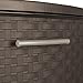 Sterilite 3 Drawer Weave Storage Tower, Plastic Decorative Drawers to Organize Clothes in Bedroom, Closet, Brown with Brown Drawers, 2-Pack