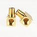 Boeray 2pcs 1/8” Brass Fittings 90 Degree Barstock Street Elbow 1/8
