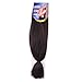 57g 48inch jumbo braiding hair extension 100% kanekalon fiber hair bulk african collection x-expression braid crochet premium quality 2#