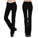 Womens Comfy Chic wide legs Palazzo Pant (XXL, Black)