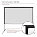 Elite Screens Yard Master 2, 90-INCH 16:9, 4K / 8K Ultra HD, Active 3D, HDR Ready Portable Foldaway Movie Home Theater Projector Screen, REAR Projection - OMS90HR2