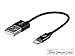 Monoprice Select Series Apple MFi Certified Lightning to USB Charge & Sync Cable, 6-inch Black for iPhone X, 8, 8 Plus, 7, 7 Plus, 6, 6 Plus, 5S, iPad Pro