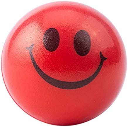 Wokee Assorted Bouncy Bouncing Balls For Kids Party Bag Filler Gift Toy ,6.3cm (red)
