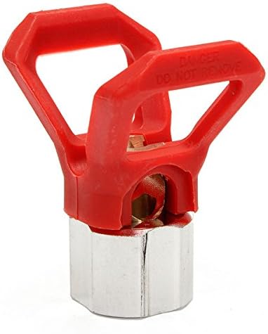 EsportsMJJ Airless Paint Spray Gun Tip Guard Compatible with Sprayer Tool -Red - Image 3
