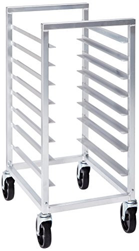 Channel Manufacturing ETPR-3E3 8 Pan End Load Aluminum Steam Table Pan Rack - Assembled