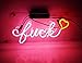 KUKUU Neon Light Sign Fuck Love Real Glass Handmade 14