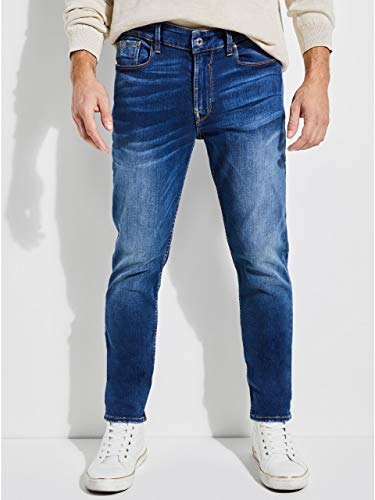 GUESS Men's Lux Slim Tapered Jeans