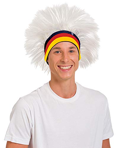 Folat - Spiked Wig with Headband Germany - One Size