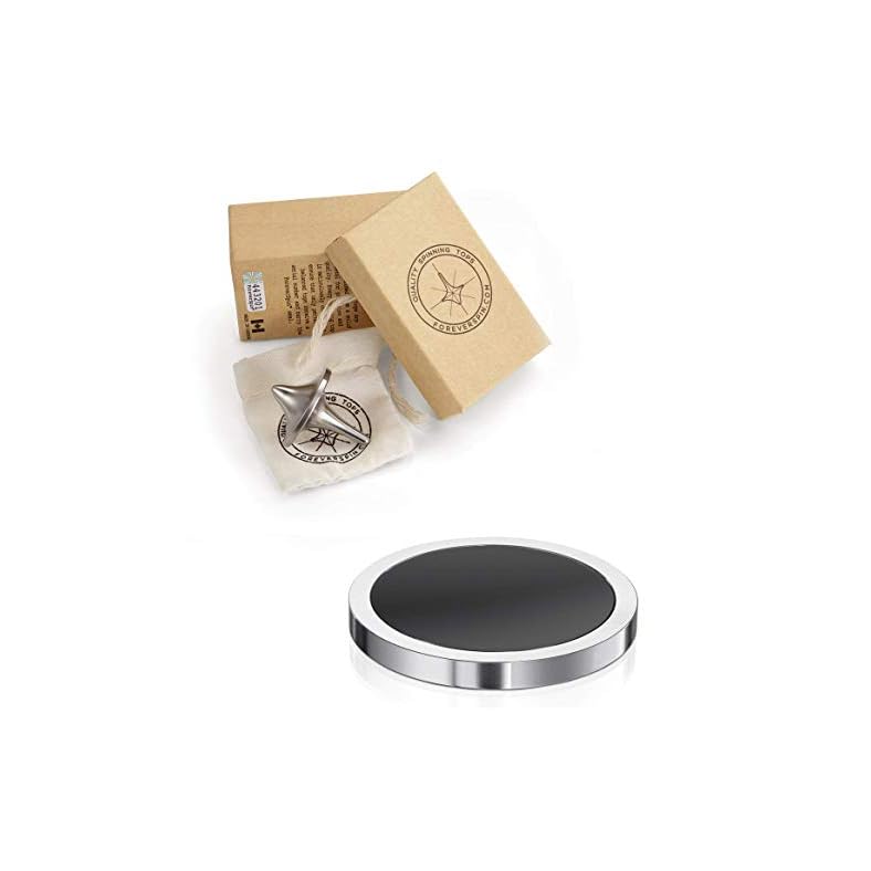 ForeverSpin Titanium Top and Spinning Base Pack – World Famous Spinning Tops