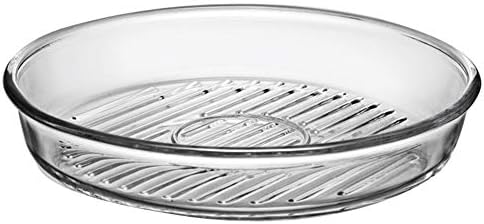 Heat Resistant Kitchen Geshirr Borcam Glass Tart Dish Round Microwave, glass, 26 cm - 1,72 L