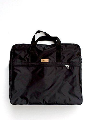 IN n ART Artist Canvas Folding Portfolio 78 x 62 x 9 cm (20F, Black)