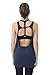 Queenie Ke Women's Yoga shirts Sports Tops Super Soft Knit Cowl Back Tank Size M Color Deep Indigo
