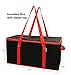 Earthwise Collapsible Reusable Grocery Bag Box Set - 3 Piece Set - 2 Extra Large Box Bags plus 1 Extra Large Leak Proof Insulated Grocery Box Bag.Supermarket,Costco, Sam's Club Storage Boxes Bins