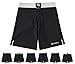 Sanabul Essential MMA Shorts for Men Boxing No Gi Jiu Jitsu Grappling BJJ Shorts, Silver 30 inch W