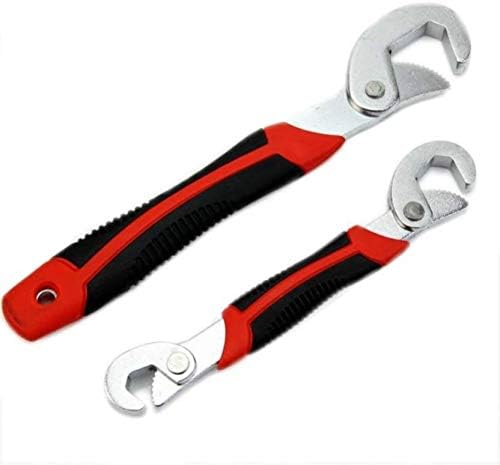 ShoppoStreet Socket Adjustable Universal Multi Function Wrench Spanner Set Tools Snap and Grip Open End Snap N Grip Tool Spanner 9Mm to 32 Mm Works (Set of 2 Piece)