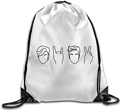Dolan Twins Personality Custom Drawstring Bag Sport Backpack Drawstring Print Bag