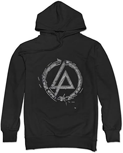 Geek Linkin Park Retro Logo Men's Hooded Hoodies Ash