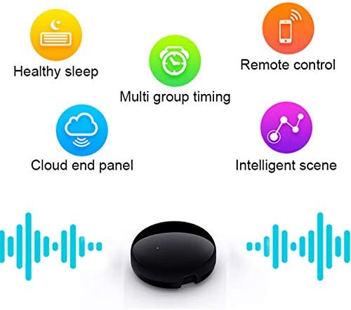 JINQII Smart WiFi IR control remoto universal Hub controlador IR Blaster para aire acondicionado TV compatible con Alexa Google Home IFTTT funcin de aprendizaje IR